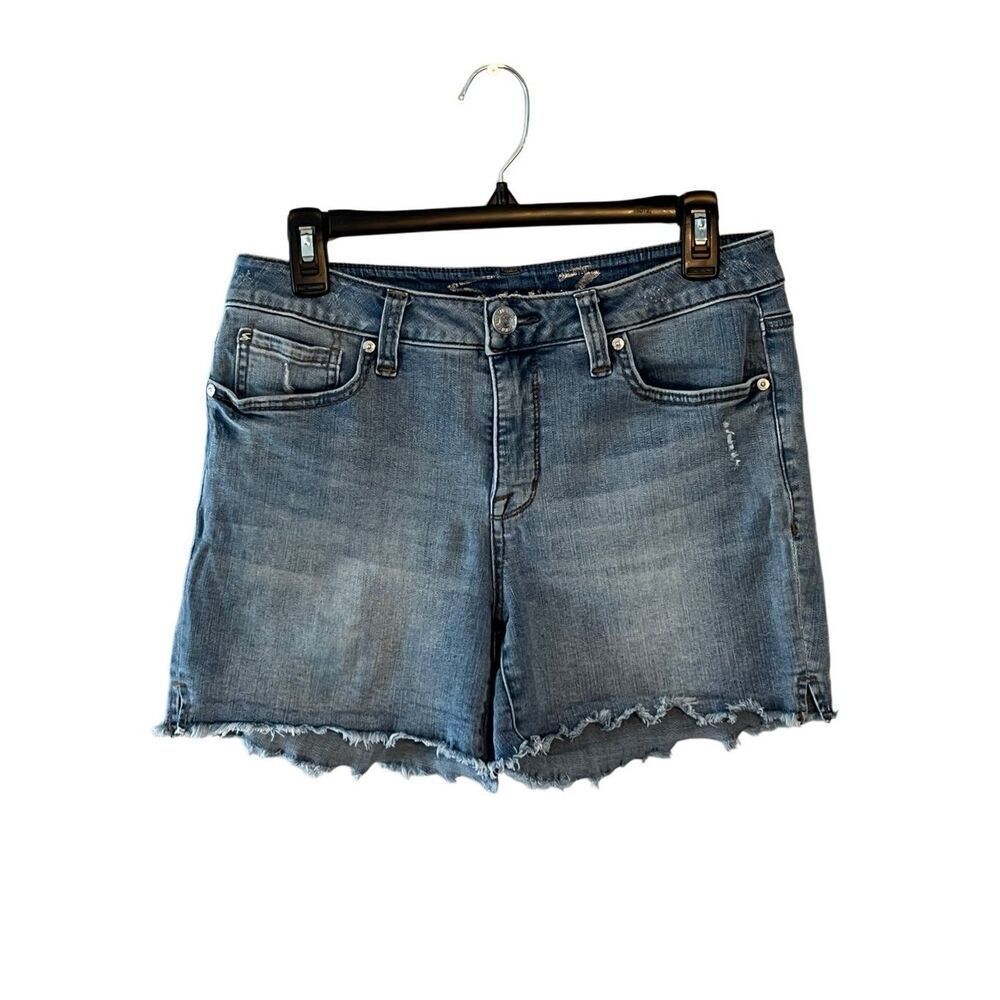 Seven7 Weekend mid-rise jean shorts - 6